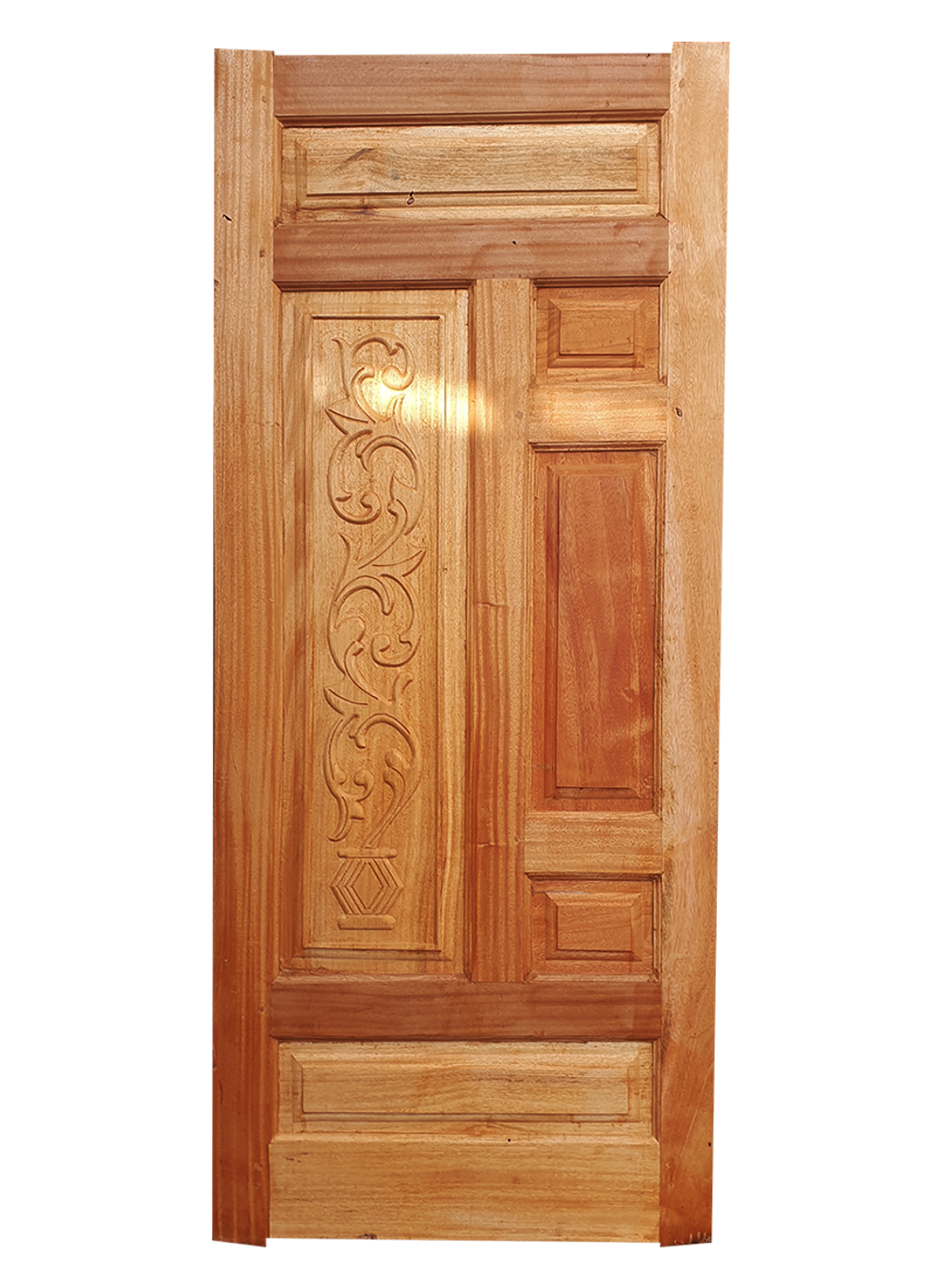 Decorative mahogany wooden doo