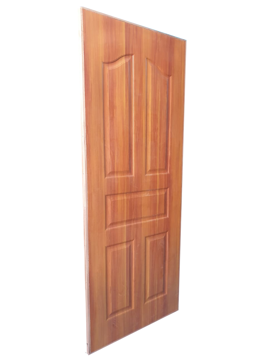 Reinforced 5 panel timber door - 1 of 2