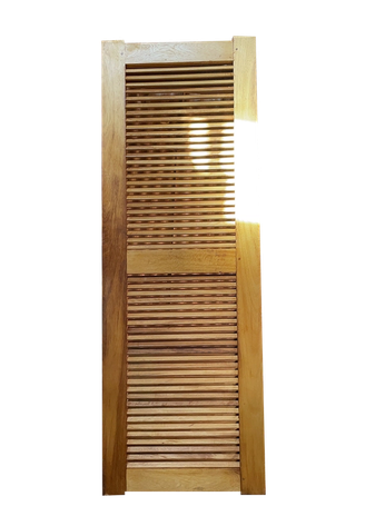 Mvuli louvers door