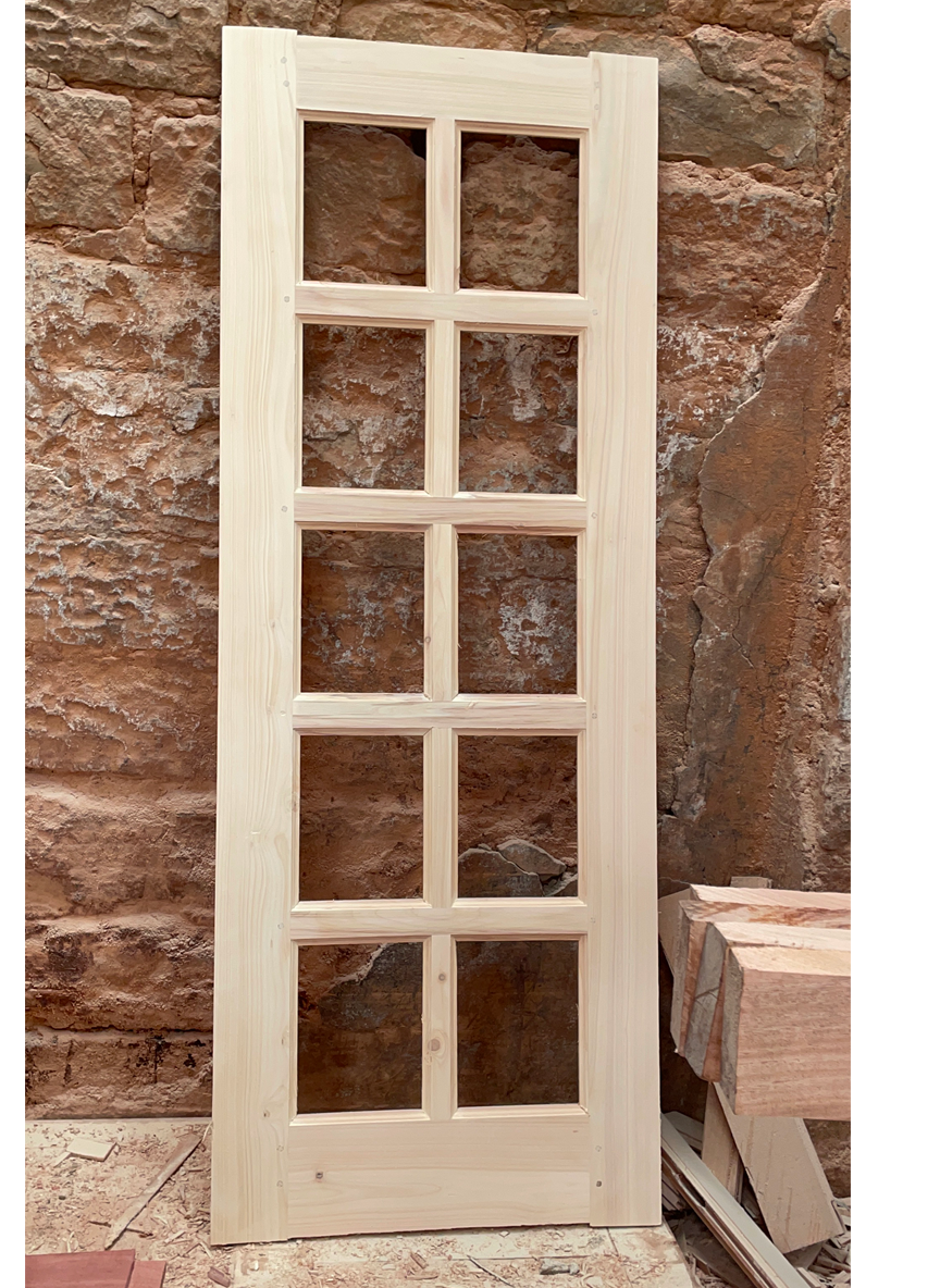 Glass panel wooden doors - 2 of 3