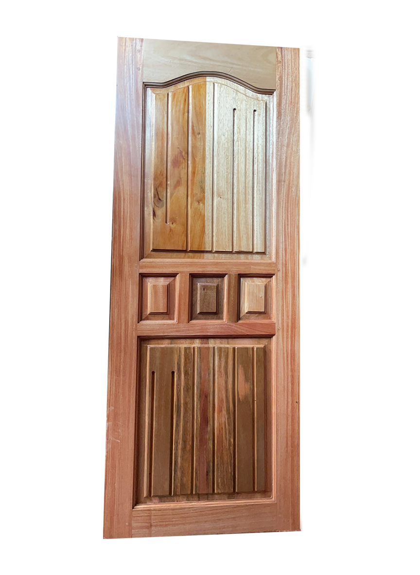 Solid hardwood Mvuli entrance door - 2 of 2
