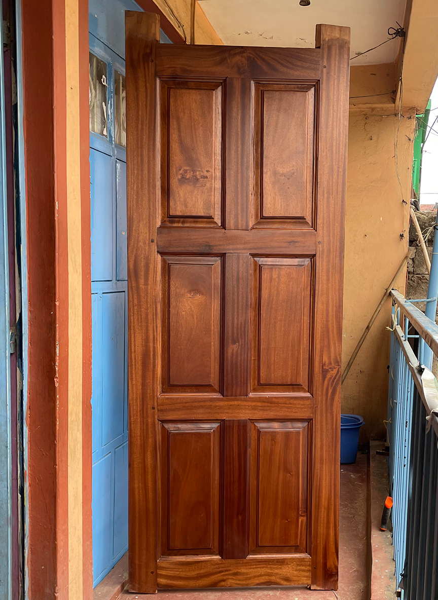 mahogany door - 2 of 2