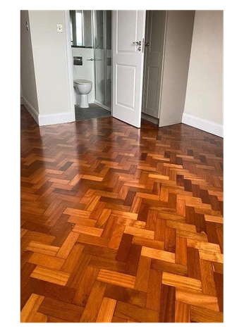 Mahogany Woodblock Flooring