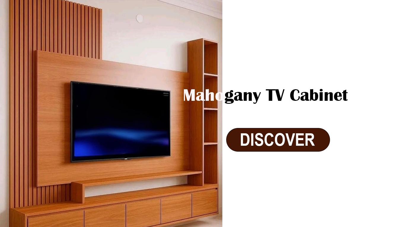 mahogany tv cabinet