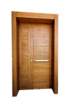 Double solid TNG mahogany door-view-2