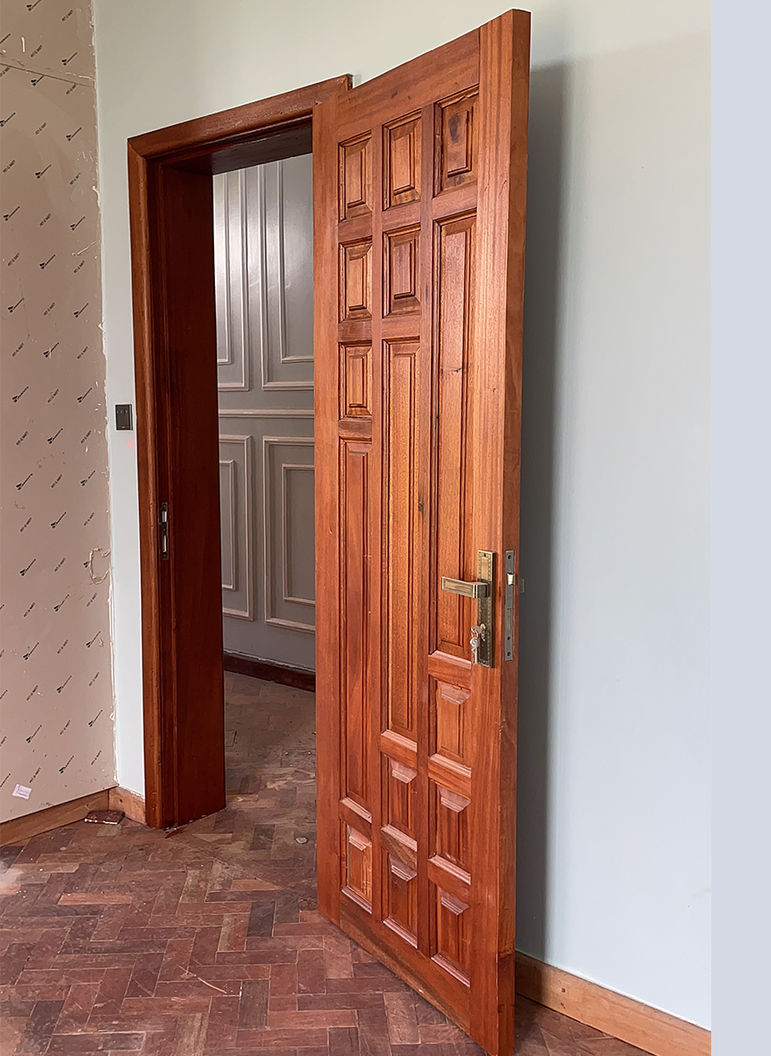 solid mahogany door (15 panel)  design - 1 of 1