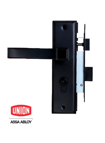58mm cylinder lockset F707 black