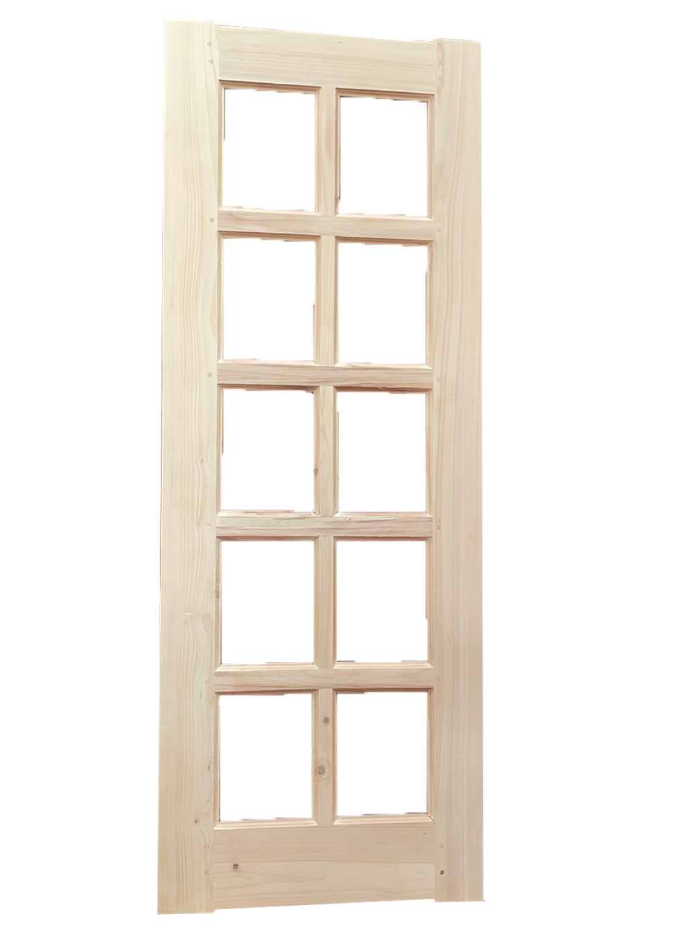 Cypress solid French door