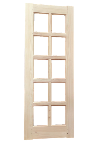 Cypress solid French door