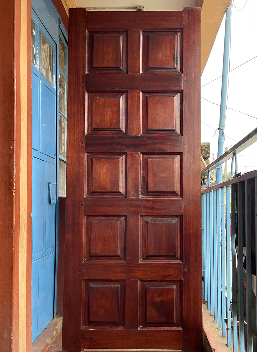 Mahogany panel door