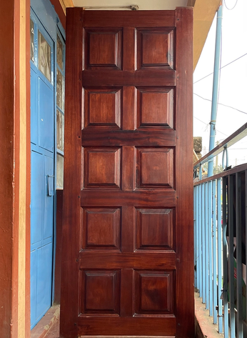 Mahogany panel door