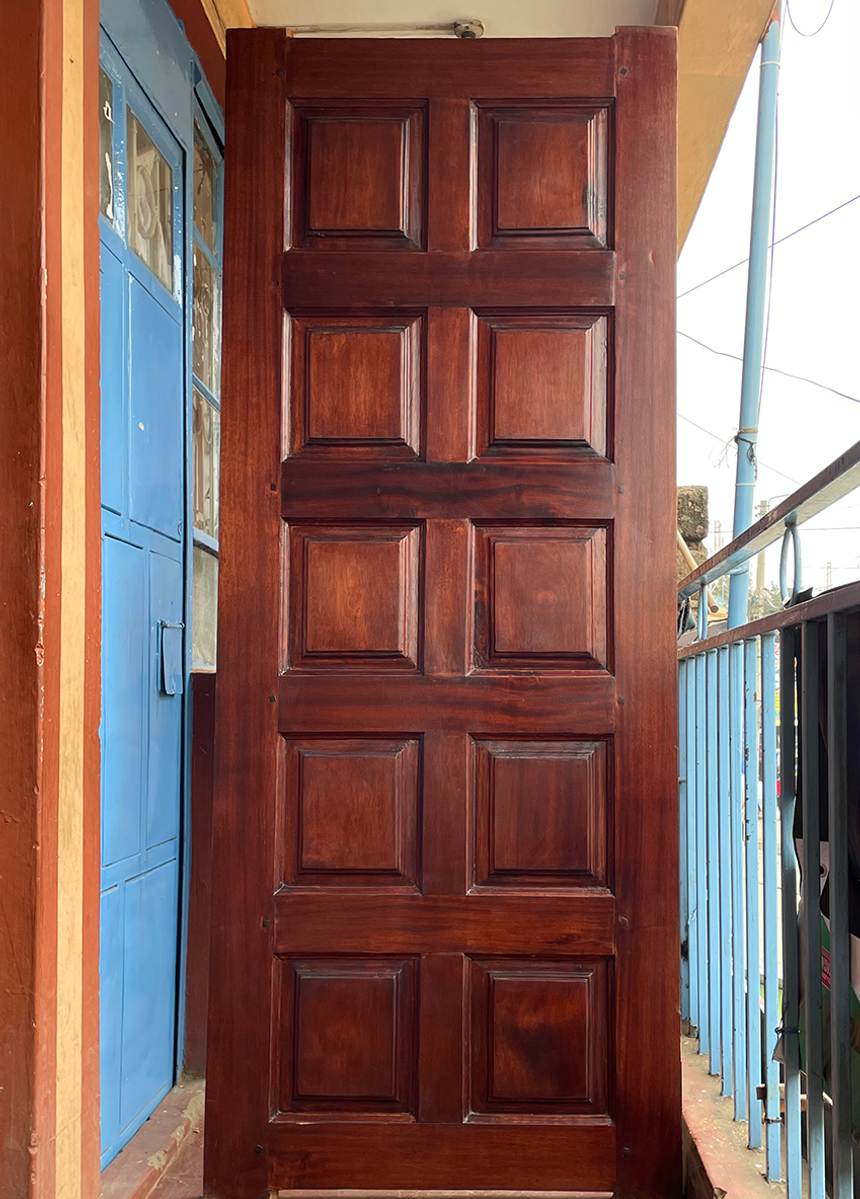 Mahogany panel door - 1 of 2