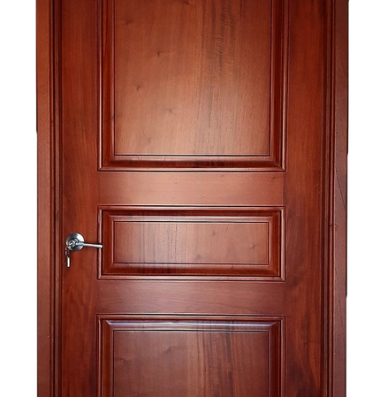 3 Panel Mahogany Door - View 1