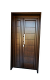 Double solid TNG mahogany door-view-3