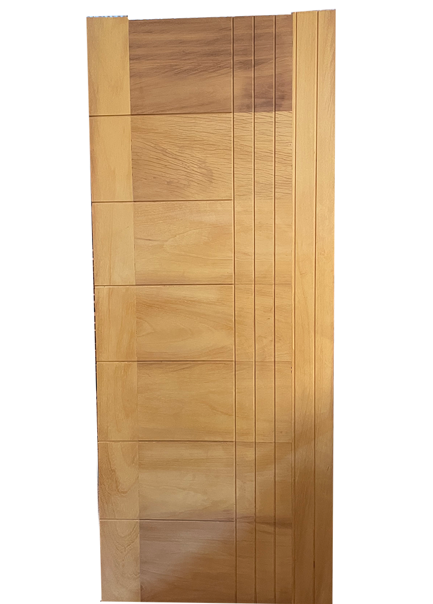 Intercrossing tongue and groove mahogany door - 1 of 1