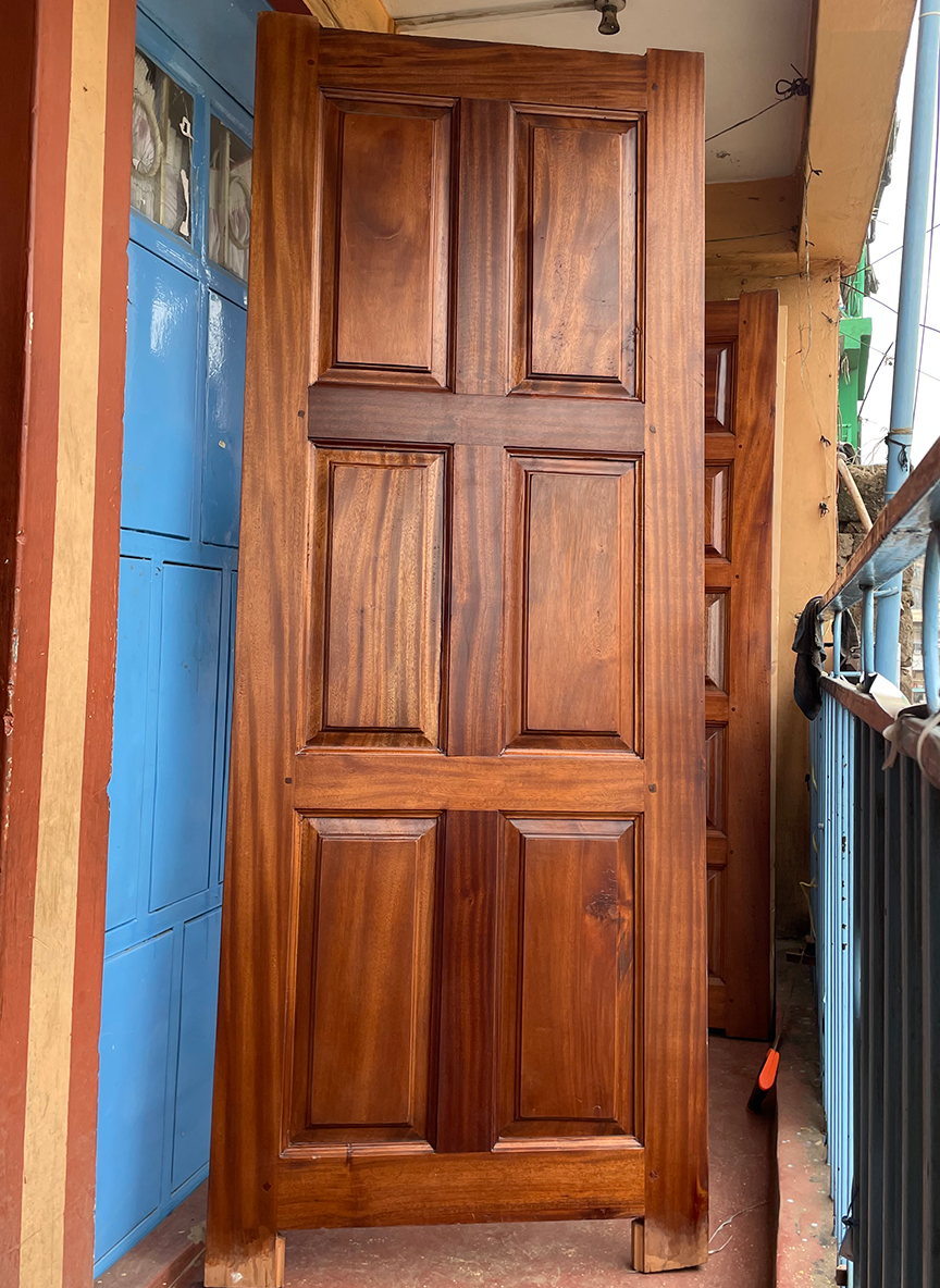 Mahogany panel door