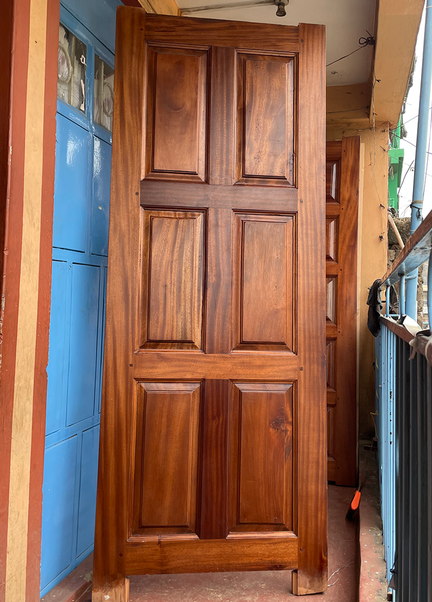 mahogany door - 1 of 2