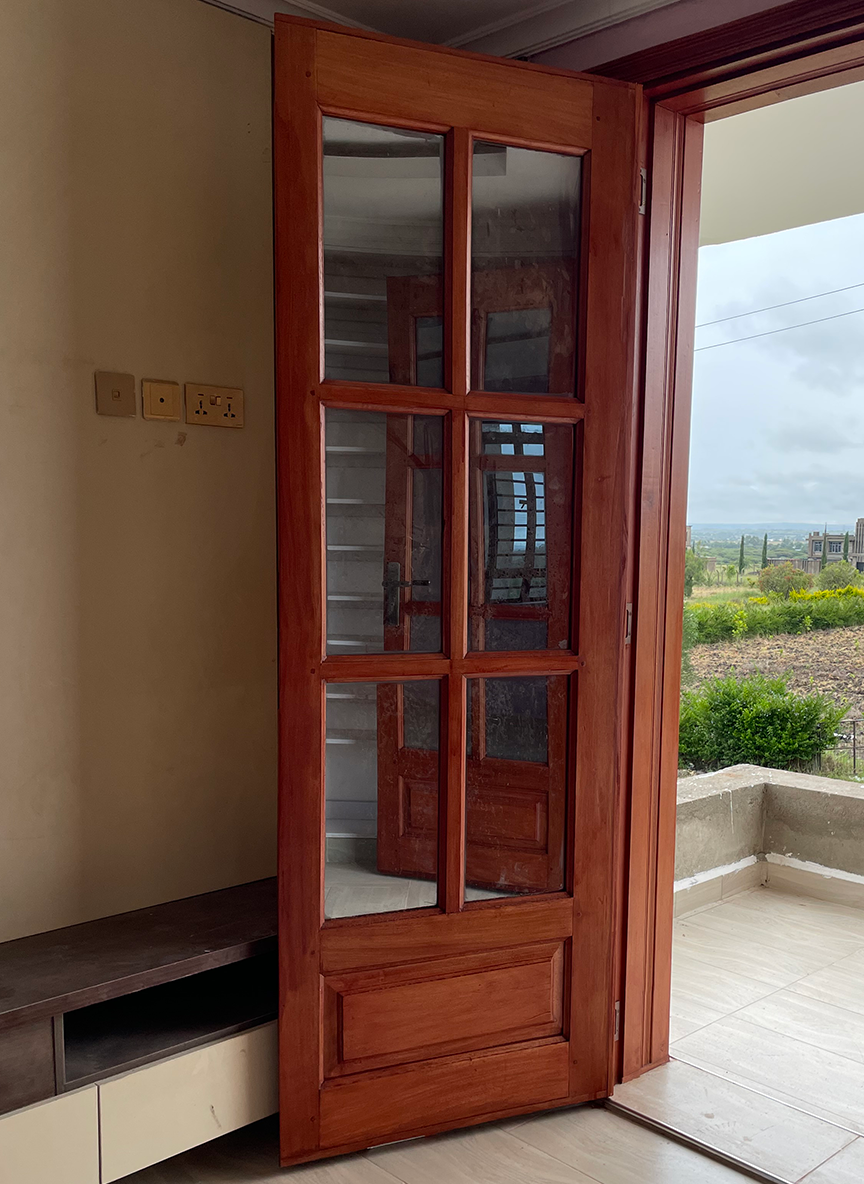 Mahogany French door - 2 of 2
