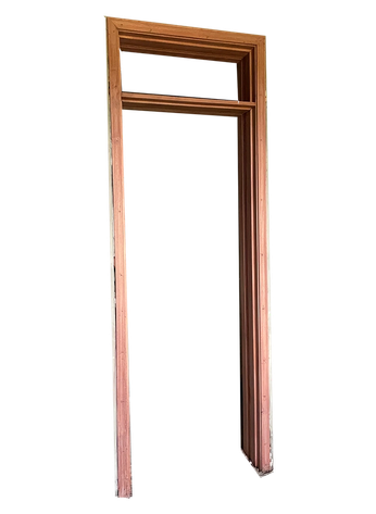 6x2 ventilated mahogany door frame