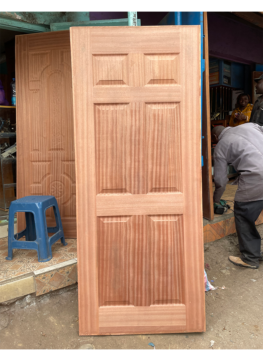 Decorative panel flush door Kenya - 2 of 3