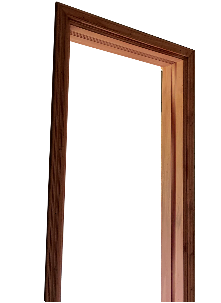 7ft mahogany wooden door frame - 1 of 2