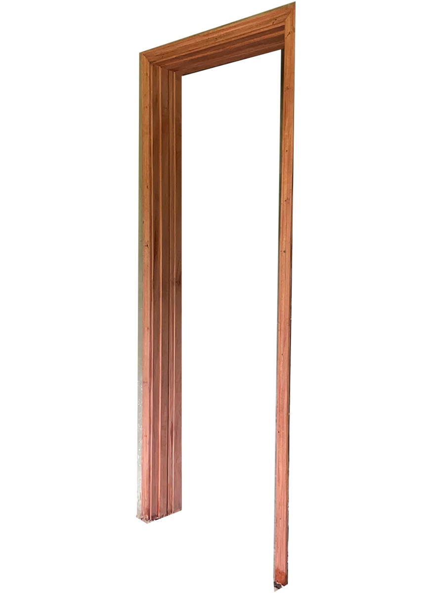 Thick wall mahogany door frame - 1 of 1