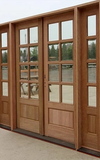 Solid Mahogany French Entry Doors-view-2