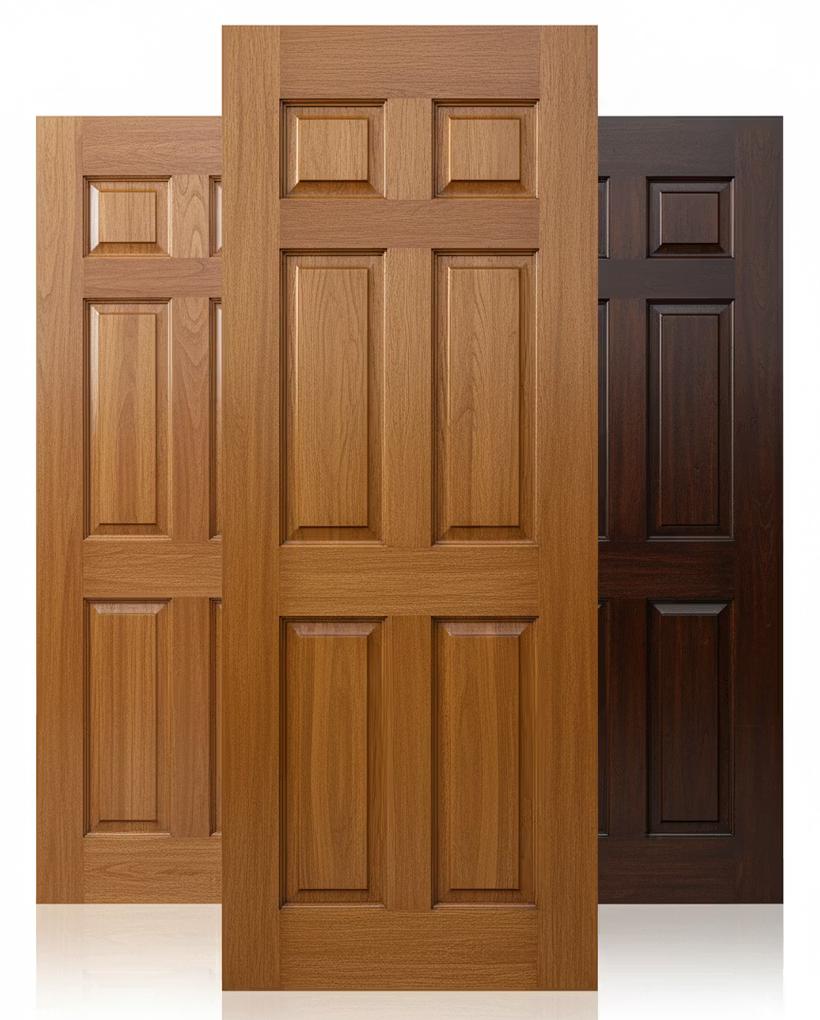 Standard Mahogany 6 Panel S. by Olet Hardware