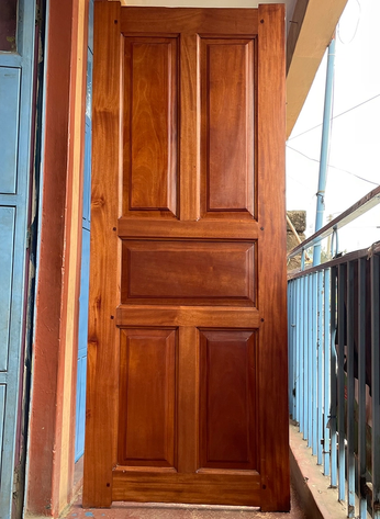 Solid Mahogany 5 Panel Door
