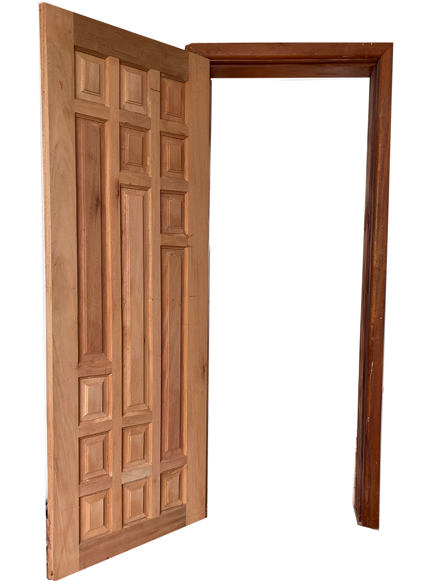 custom mahogany door - 2 of 2