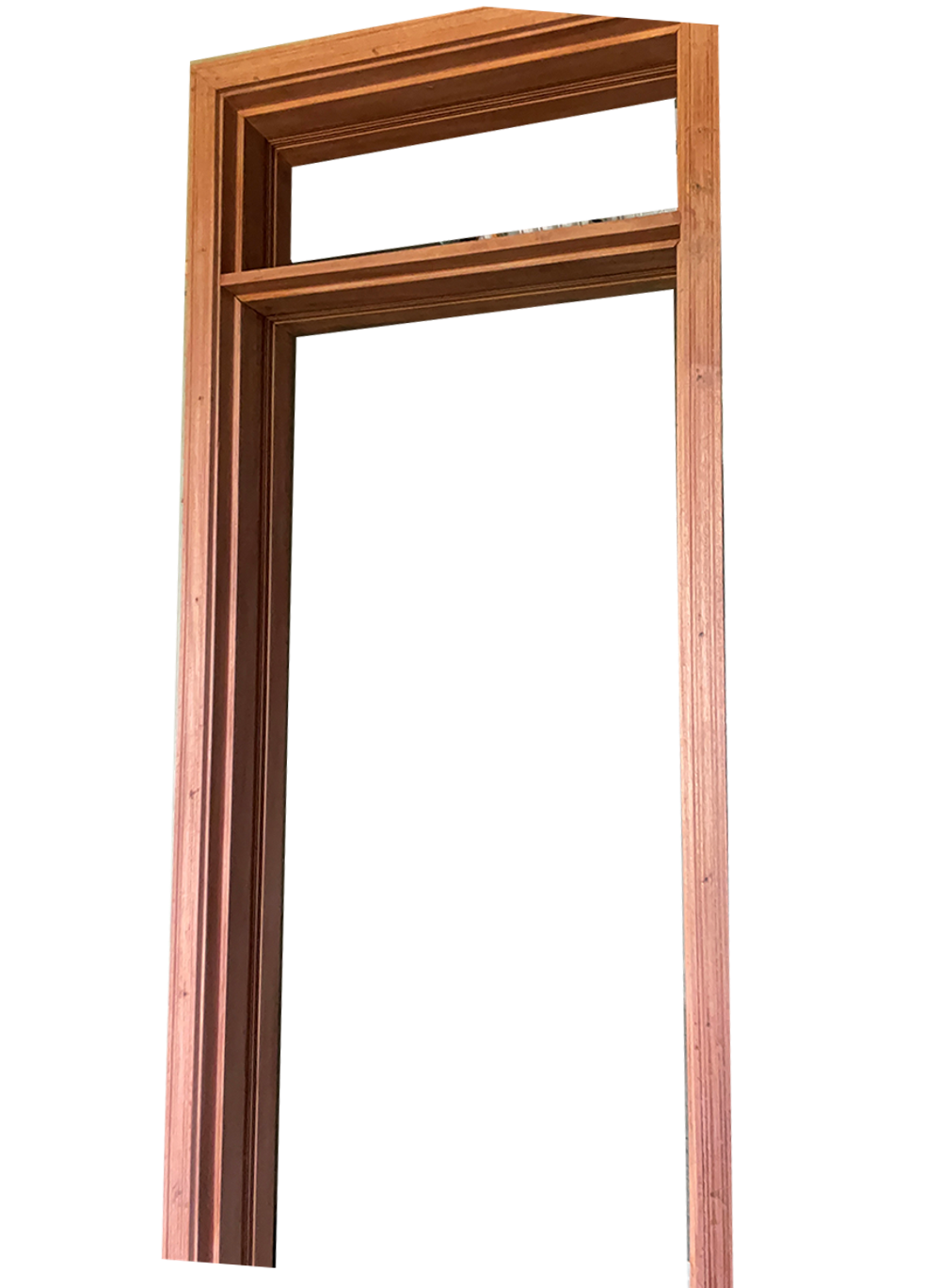 8x2 ventilated mahogany door frame