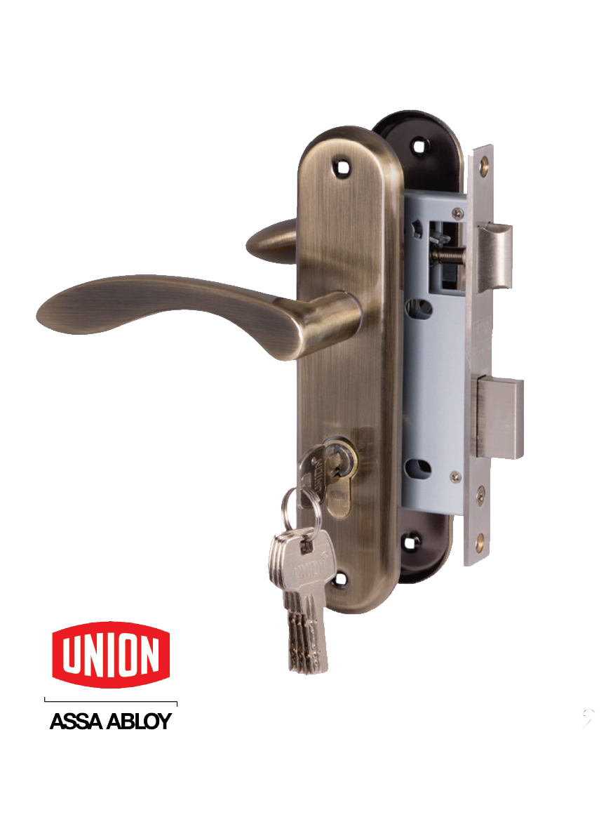 Silver mortise door lock - 1 of 1