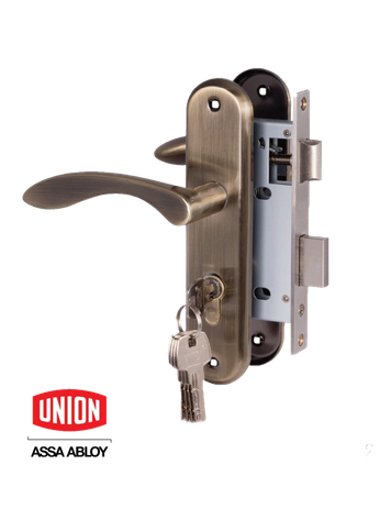 58mm cylinder lockset F741 silver