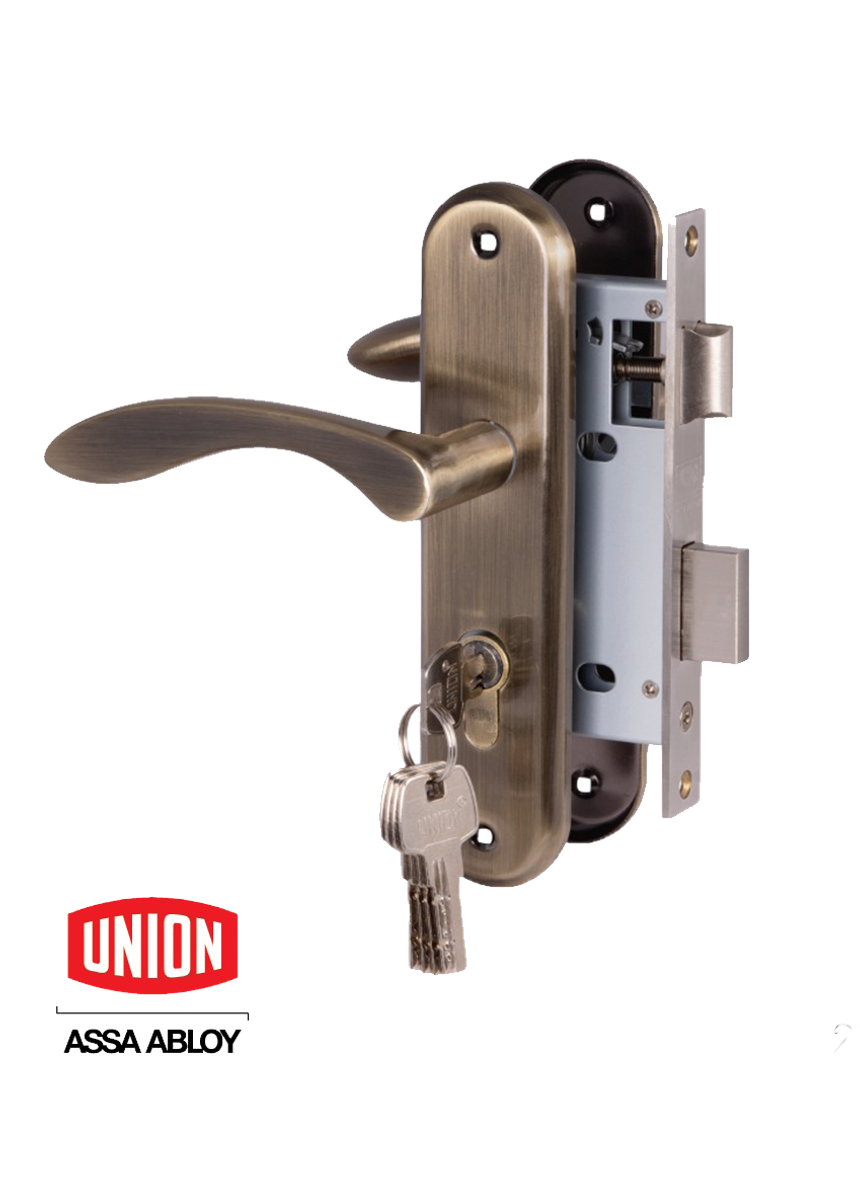 Silver mortise door lock - 1 of 1