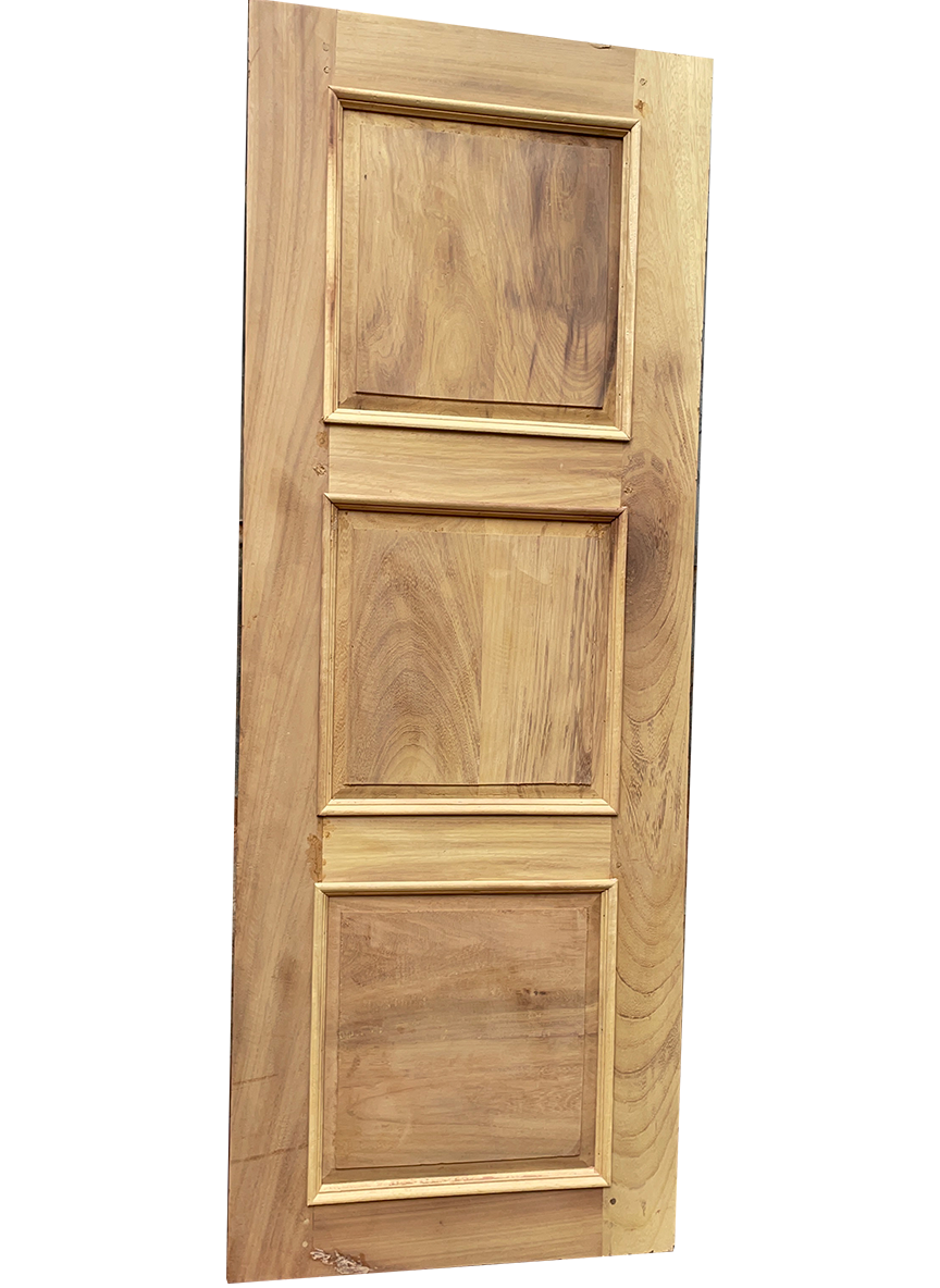 Solid Mvuli entrance door - 1 of 2