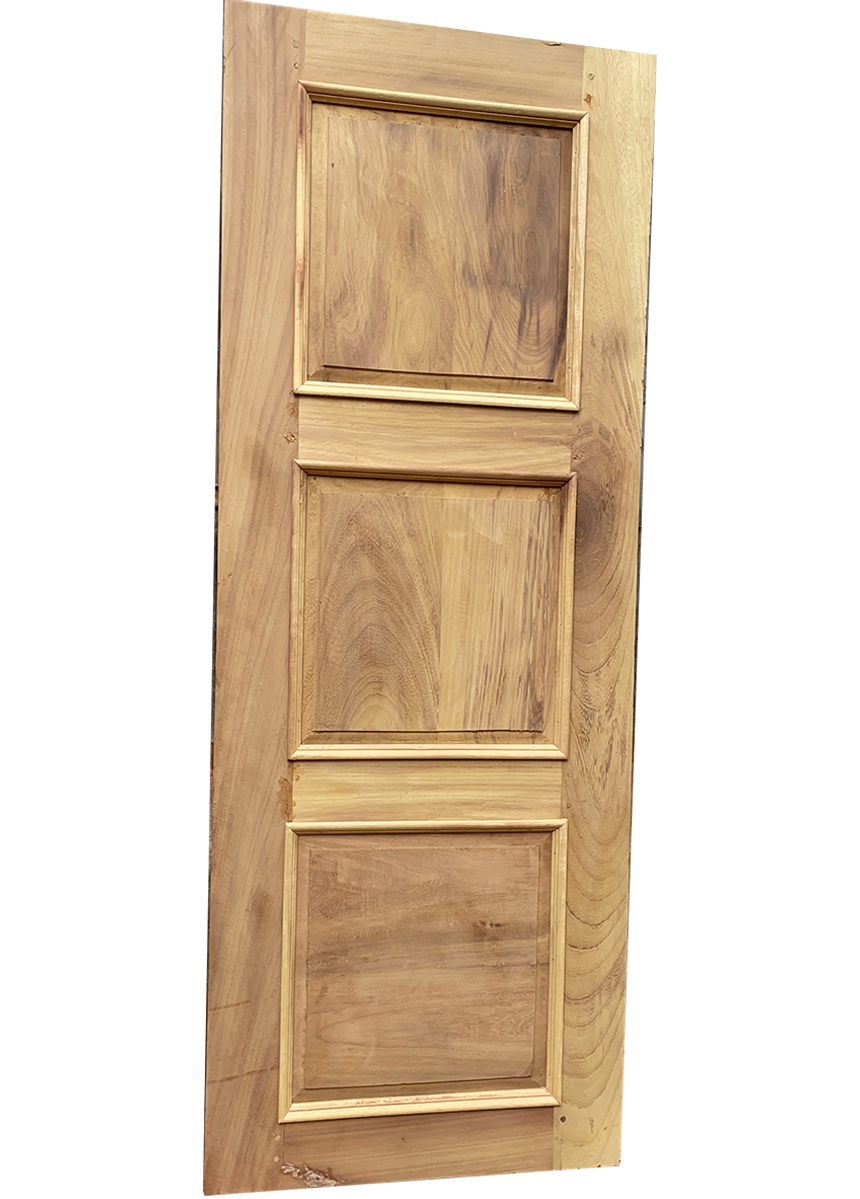 Solid Mvuli entrance door - 1 of 2