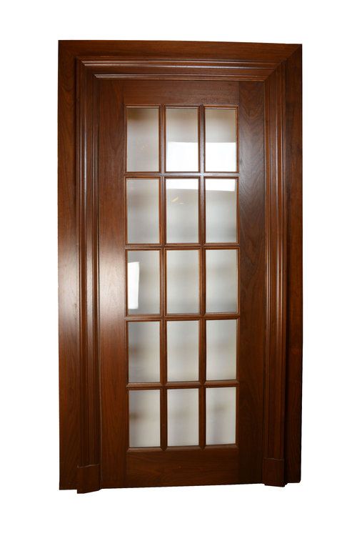 Mahogany French Doors by Olet Hardware