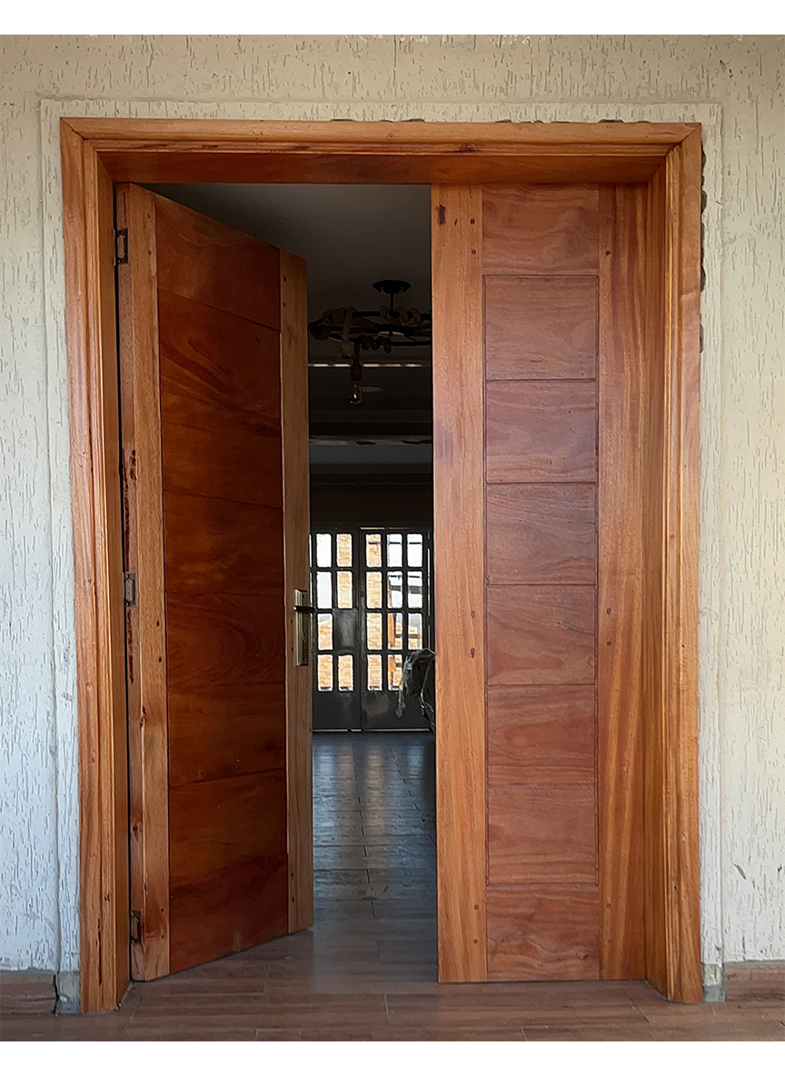 solid wood double doors - 2 of 2