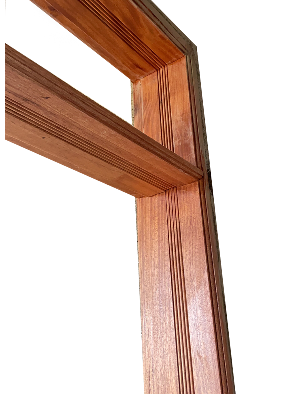 10x2 ventilated mahogany door frame