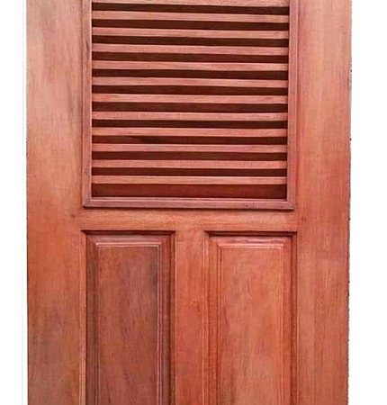 Mahogany Louvoured Doors - View 1