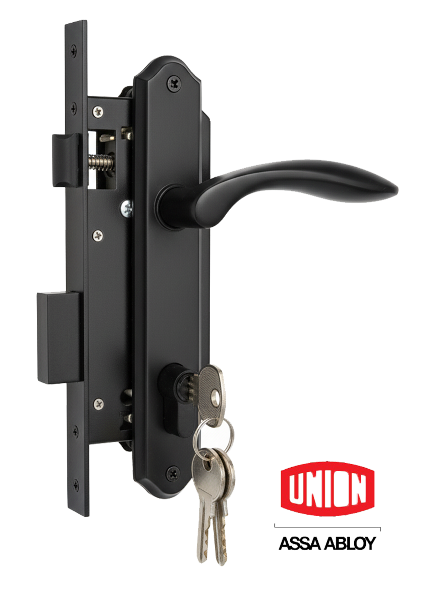 black finish main door handle lock - 2 of 3