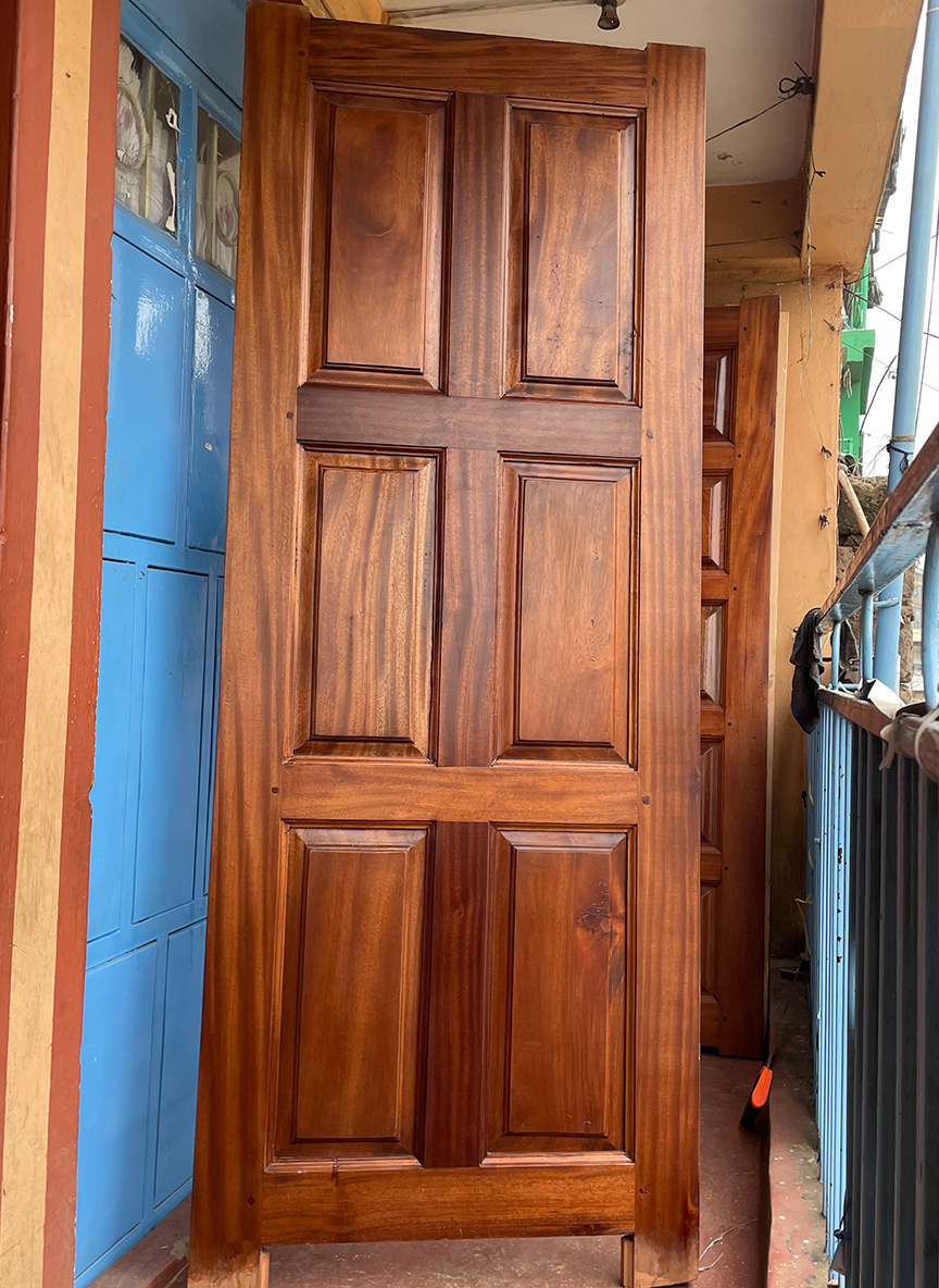 Mahogany 6 Equal Panel Door - 2 of 2