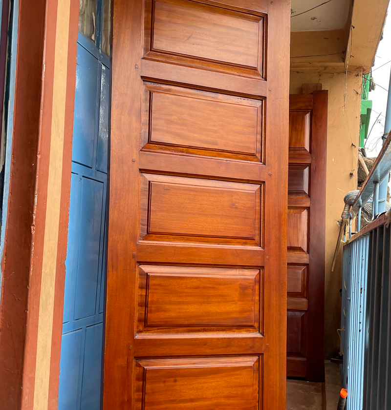 Mahogany door