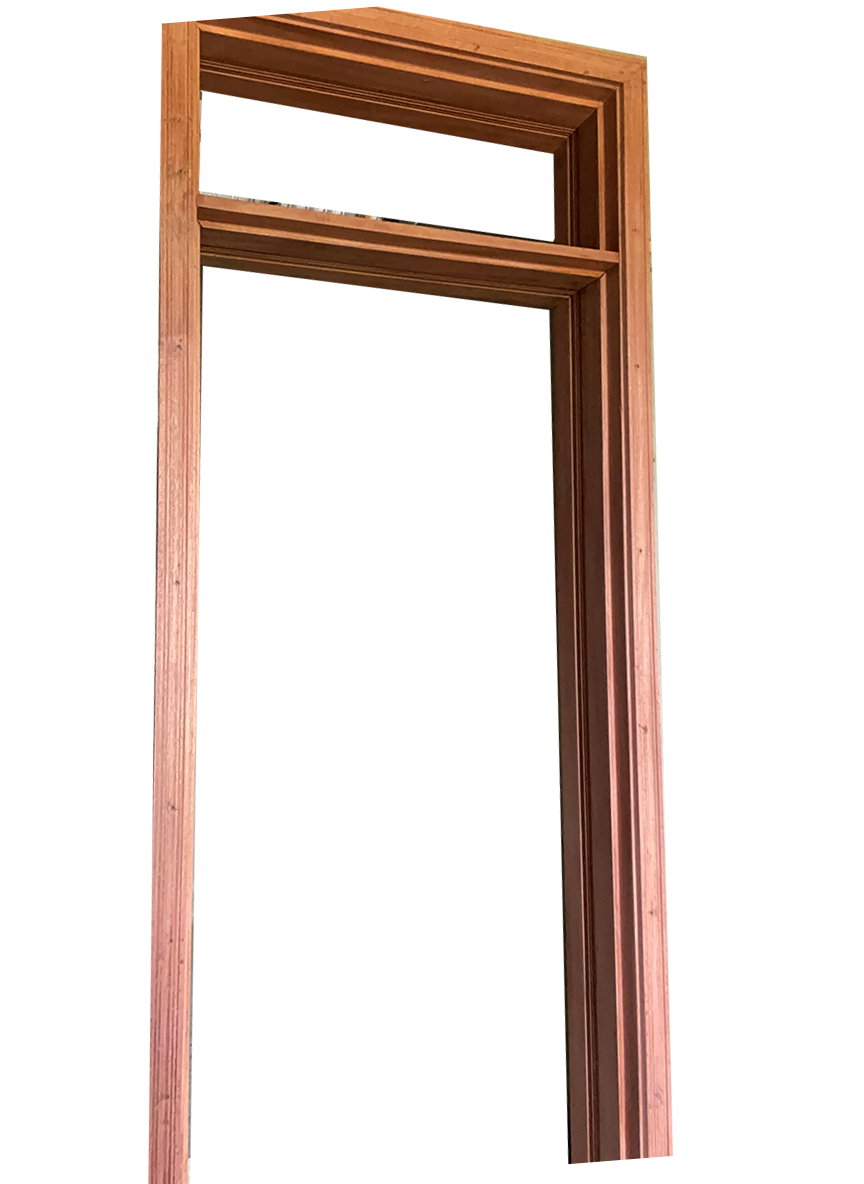 8x2 mahogany wooden door frame - 1 of 1