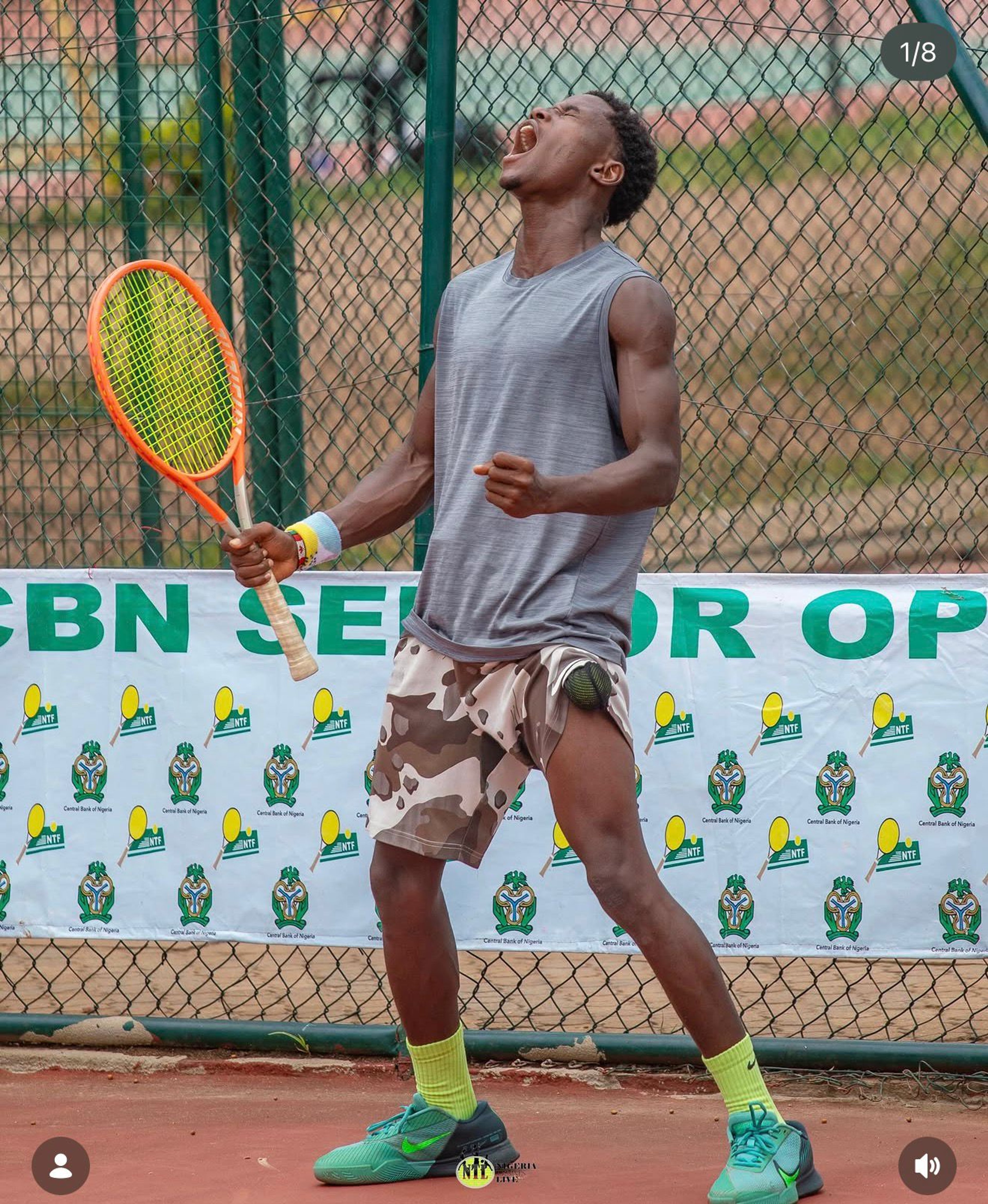 Celebration at the CBN Open Tennis Championship
