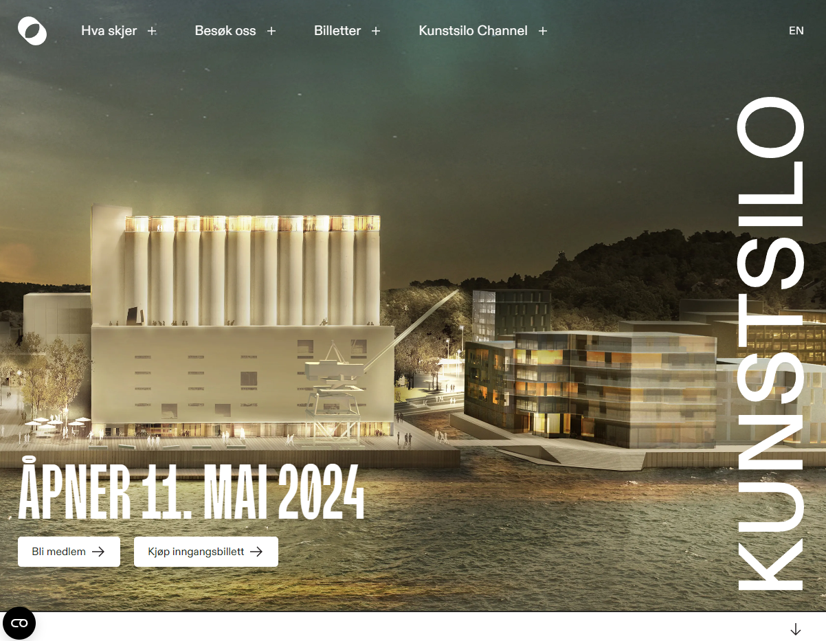 Screenshot from kunstsilo.no