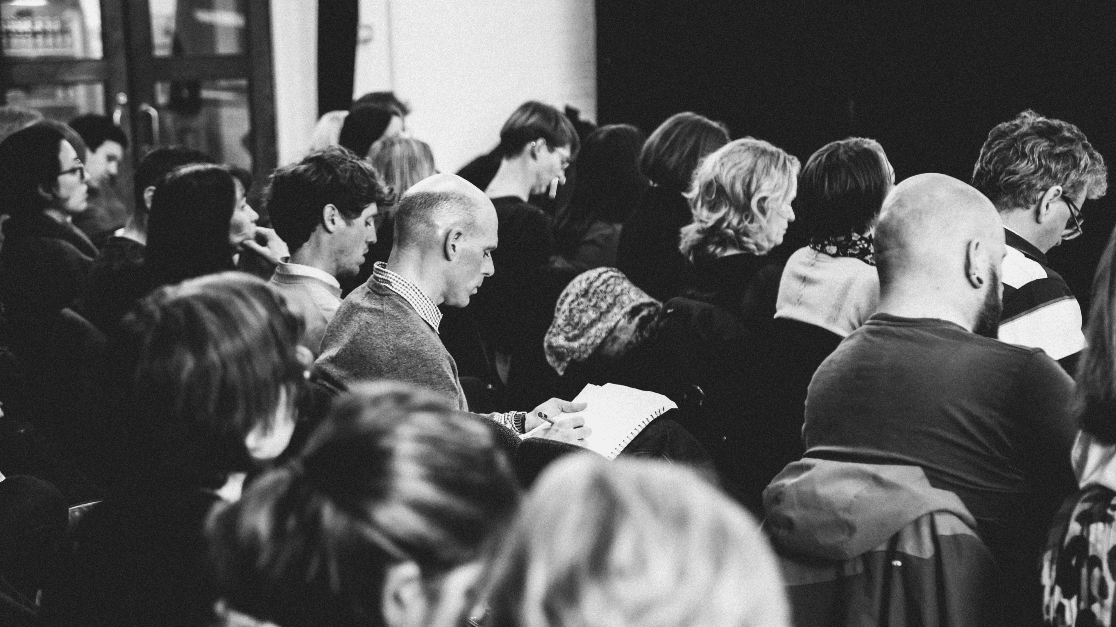 DO Lectures London Workshop - Attendees Black and White