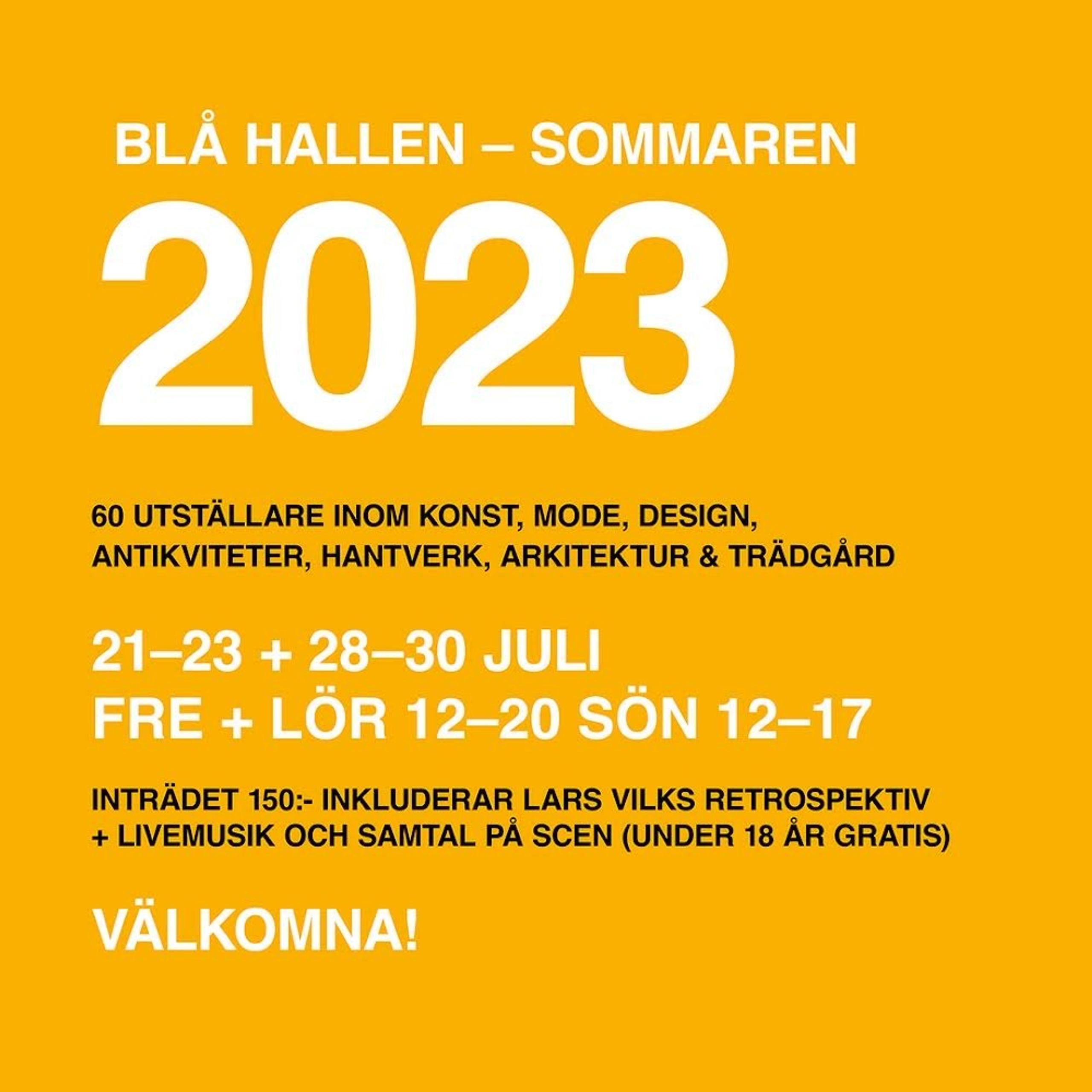 Exhibition Blå Hallen, Höganes, Sweden 2023.