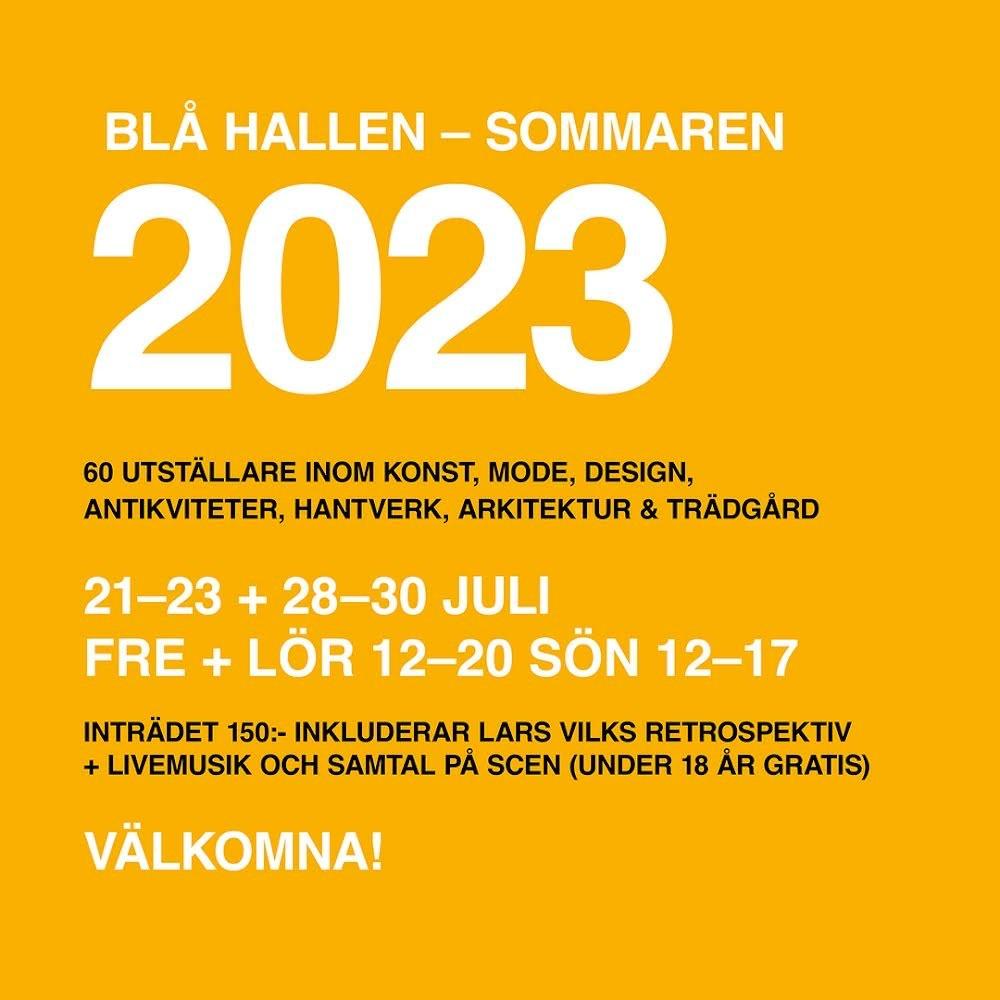 Exhibition Blå Hallen, Höganes, Sweden 2023.