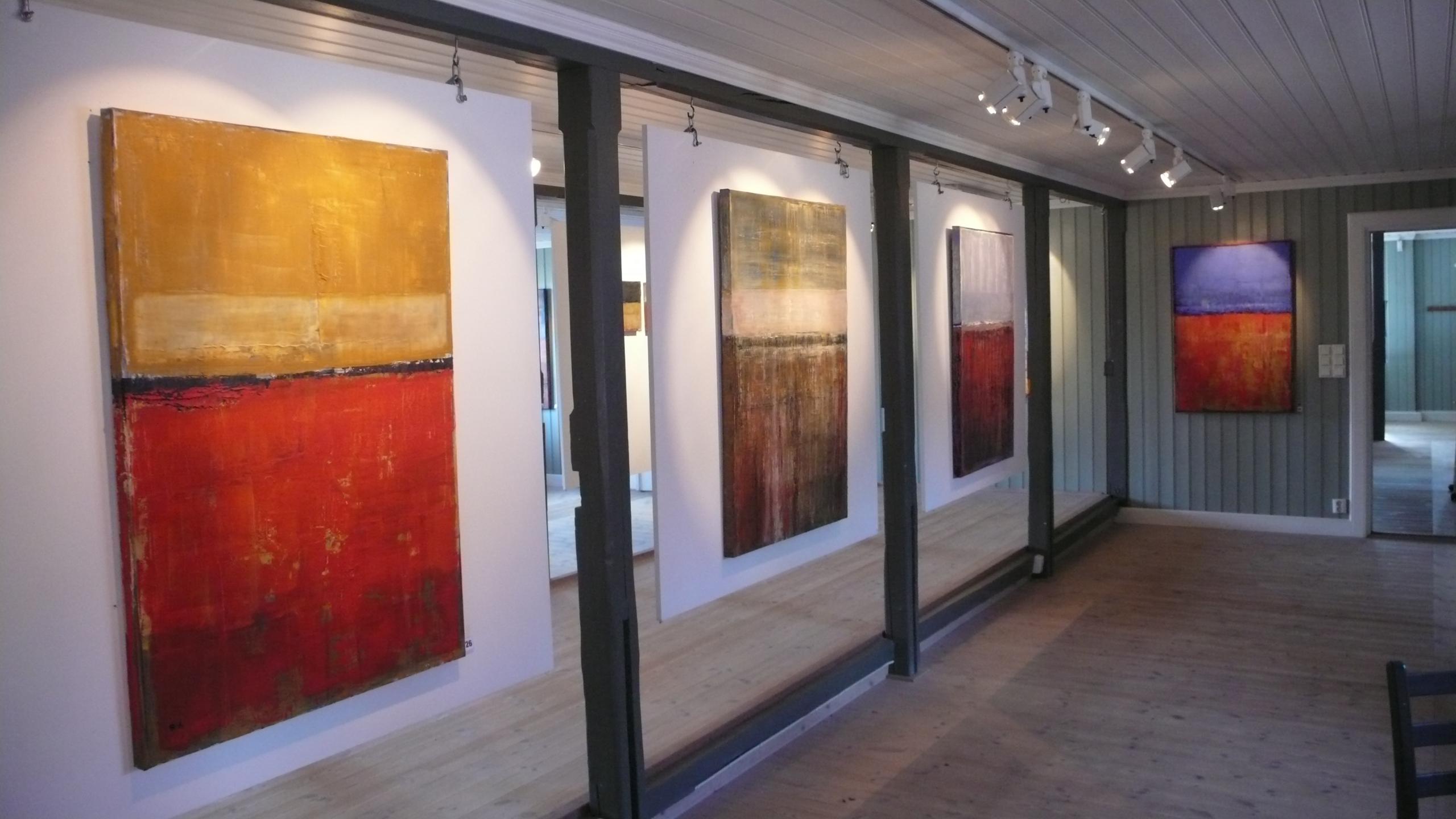 Solo exhibition at Rød Manor Gallery, Norway 2016 (2)